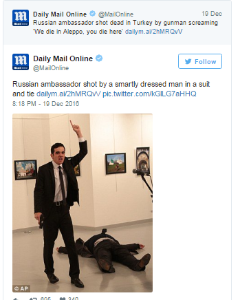 Daily Mailin kıyafet tweeti tepki çekti