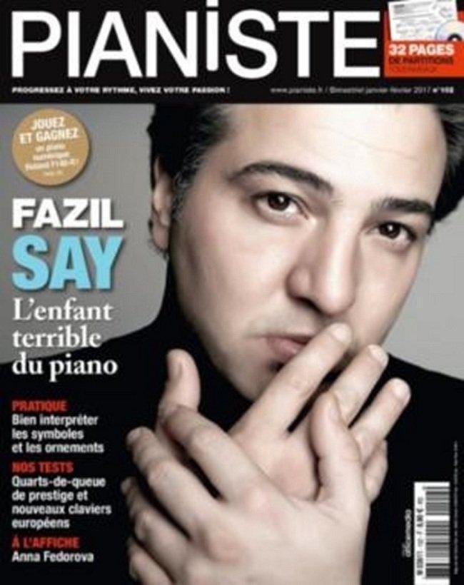 Fazıl Say Fransız dergisi Pianistenin kapağında