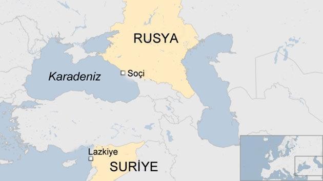 Suriyeye giden Rus uçağı Karadenize düştü