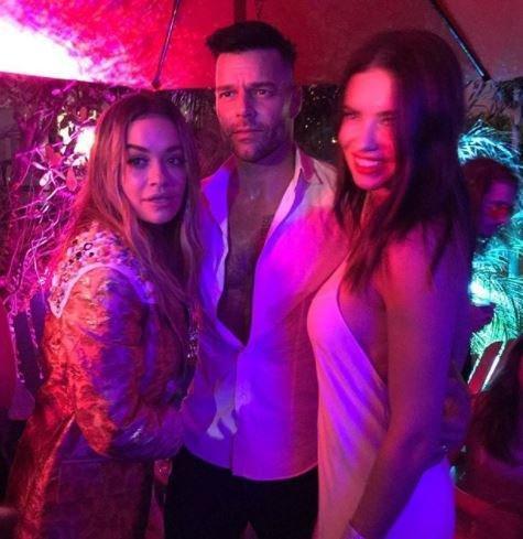 Adriana Limadan Rita Ora ve Ricky Martin paylaşımı