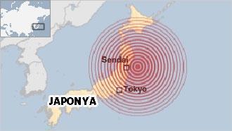 Japonyada 7.4lük deprem