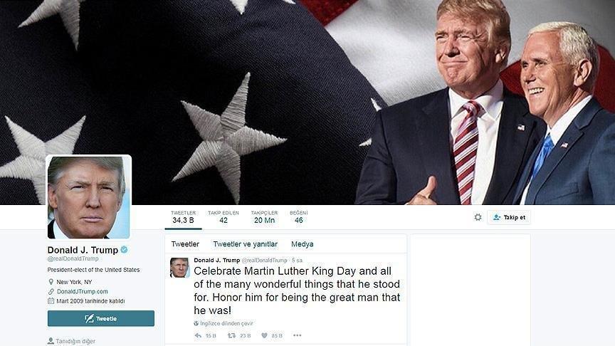 Trump kendi sosyal medya hesabını kullanmayı planlıyor