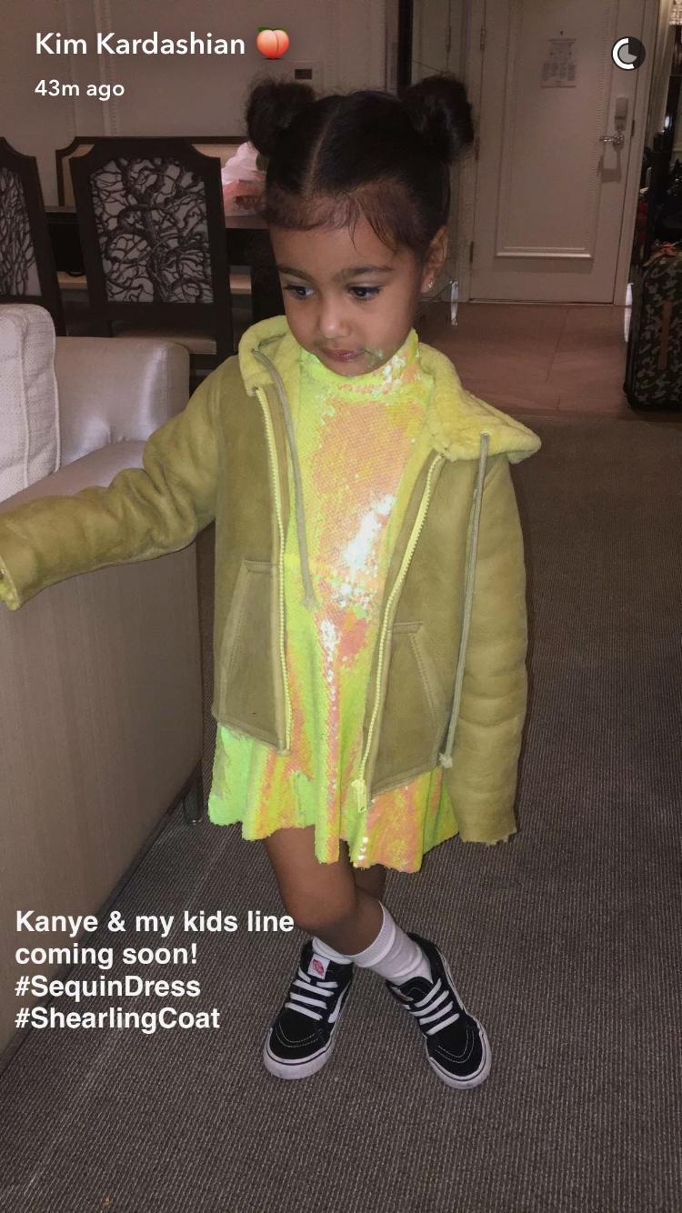 Kim Kardashian ve Kanye West çocuk markası çıkarıyor