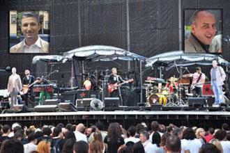 Ahmet ve Nedim de Bon Jovi konserinde