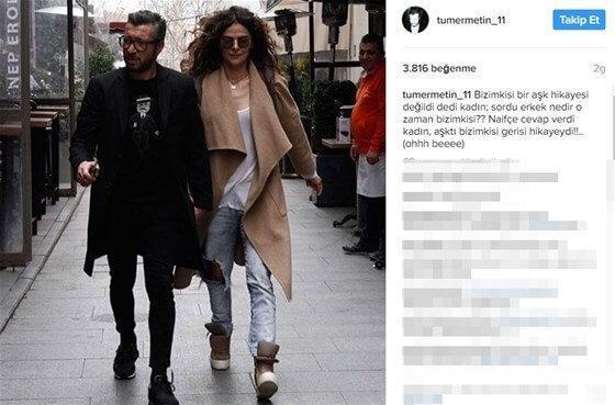 Tümer Metin Gamze Topuza aşkını Instagramdan yazdı