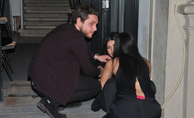 Oyuncu Sercan Badur fenalaşan sevgilisini bırakıp kaçtı