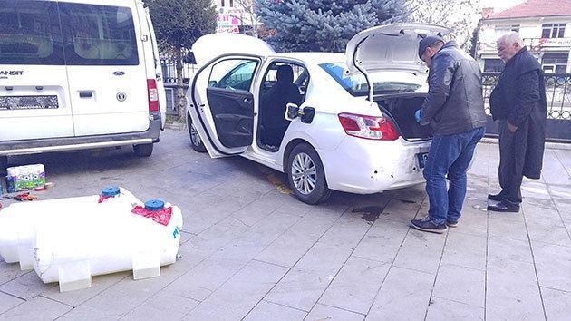 Ankarada polisleri bile şaşırtan düzenekle akaryakıt hırsızlığı