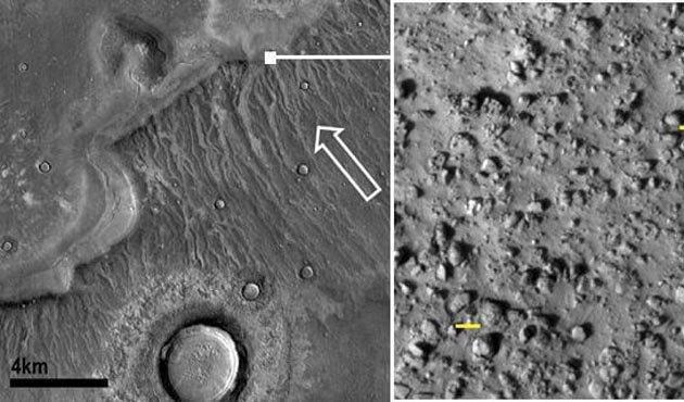 Mars’ta tsunami sonucu oluşan krater bulundu