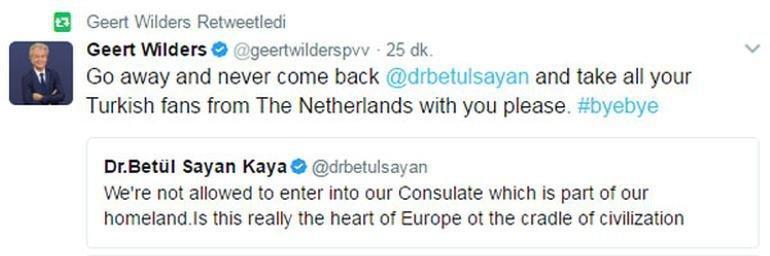 Hollandalı ırkçı lider Wildersten çirkin mesajlar