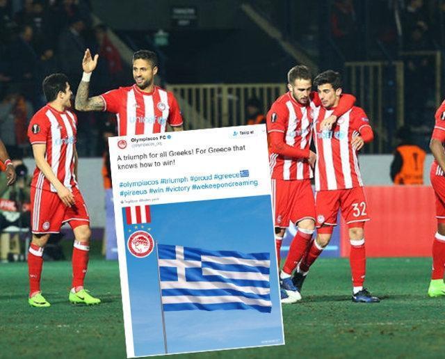 Beşiktaşın zaferinin ardından Olympiakosa tokat gibi cevap