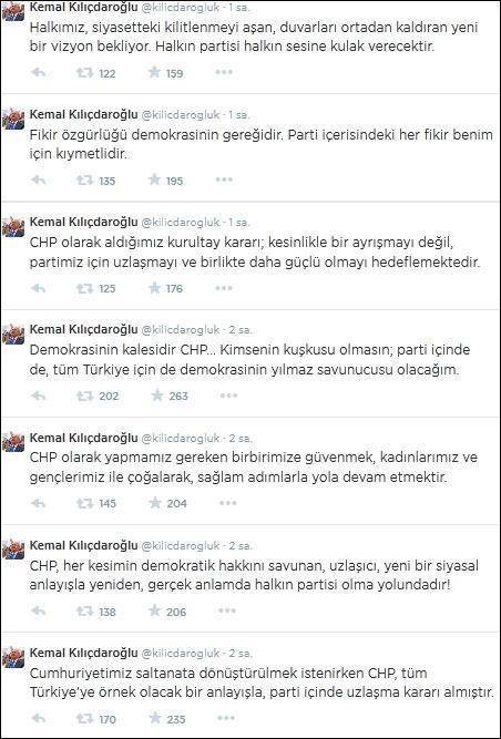 Kılıçdaroğlu: CHP parti içinde uzlaşma kararı almıştır