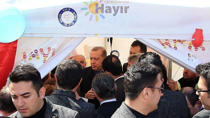 Cumhurbaşkanı Erdoğan hayır çadırına ziyaretini anlattı