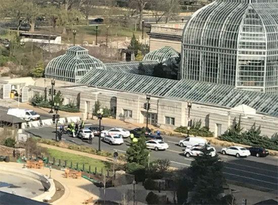 Amerikan Kongre Binası yakınında silah sesleri