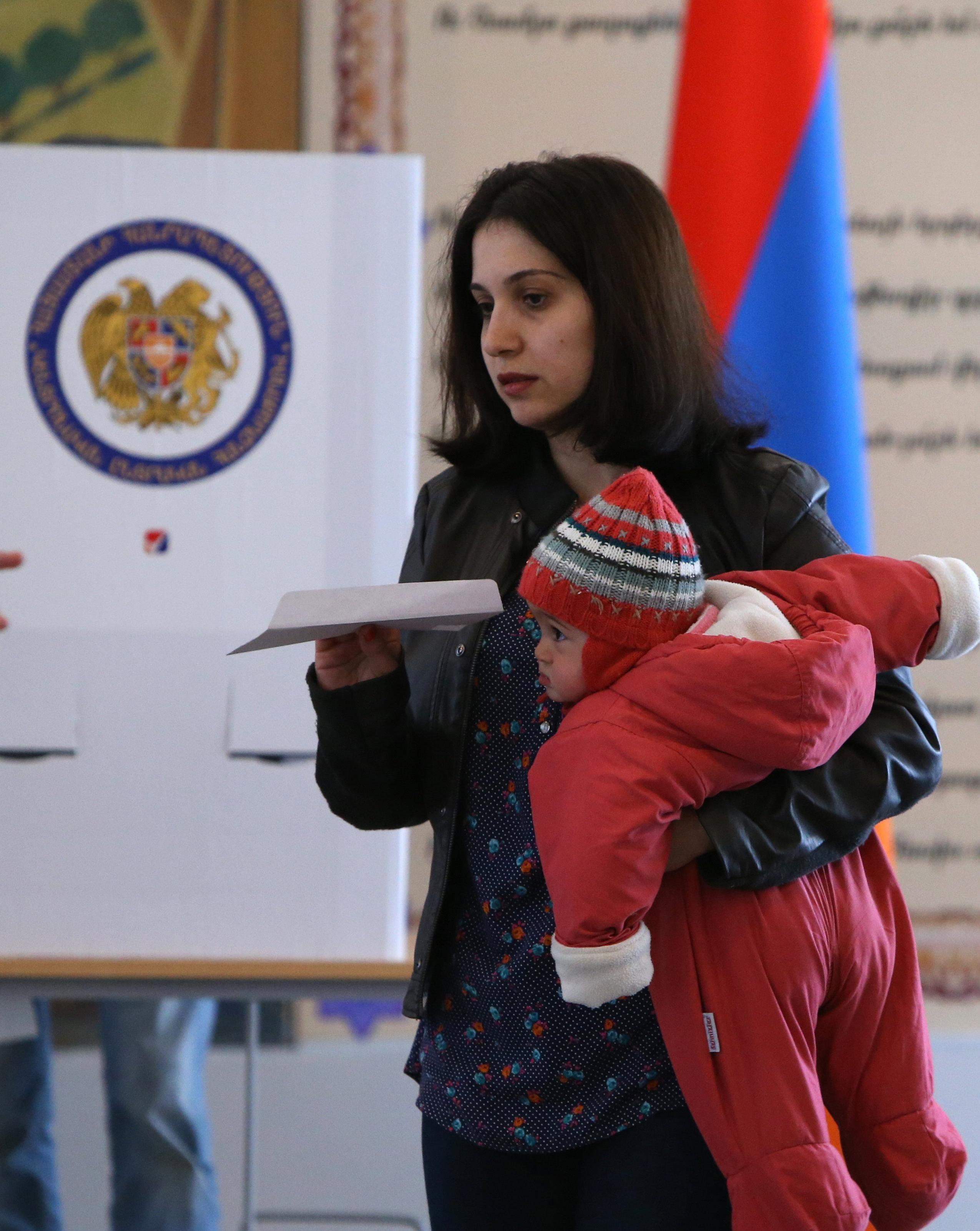 Ermenistanda seçim günü