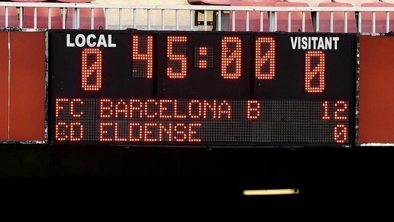 Barcelona Bden ağlatan galibiyet: 12-0