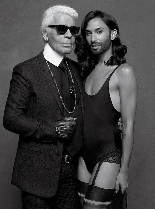 Chanelin as adamı Lagerfeld, Eurovision şampiyonunu övdü