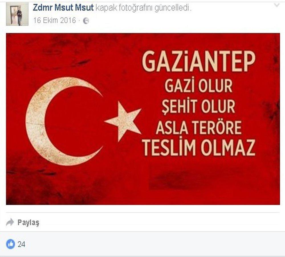 Şehit polis Mesut Özdemir’den duygulandıran paylaşımlar