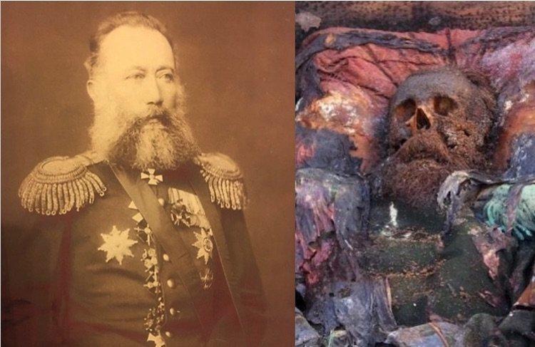 Rus generalin mezarından üniformalı yeni iskeletler çıktı