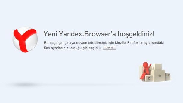 Yandex Browser mercek altında