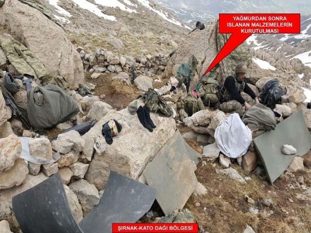 PKKnın Türkiyedeki ana silah ve mühimmat deposu ele geçirildi