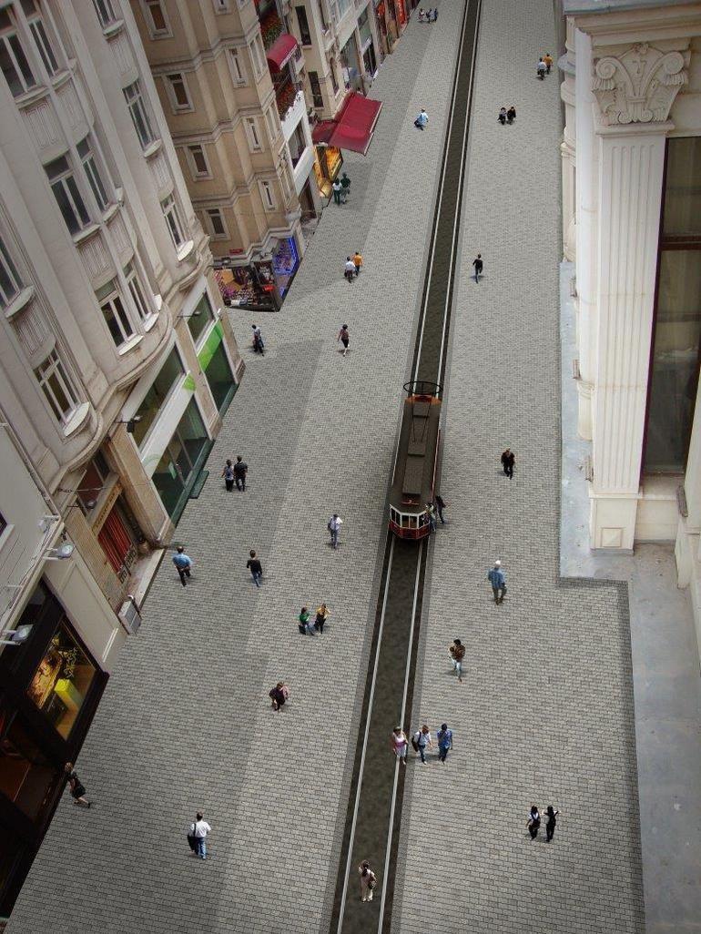 İstiklal Caddesi böyle olacak İşte yeni hali...