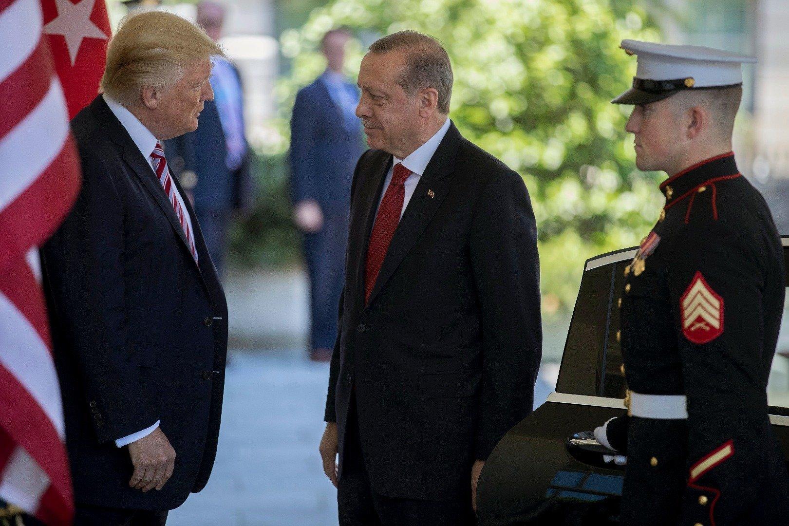 Erdoğandan Trump görüşmesi sonrası açıklama: Ziyaretimiz tarihi dönüm noktası olacak