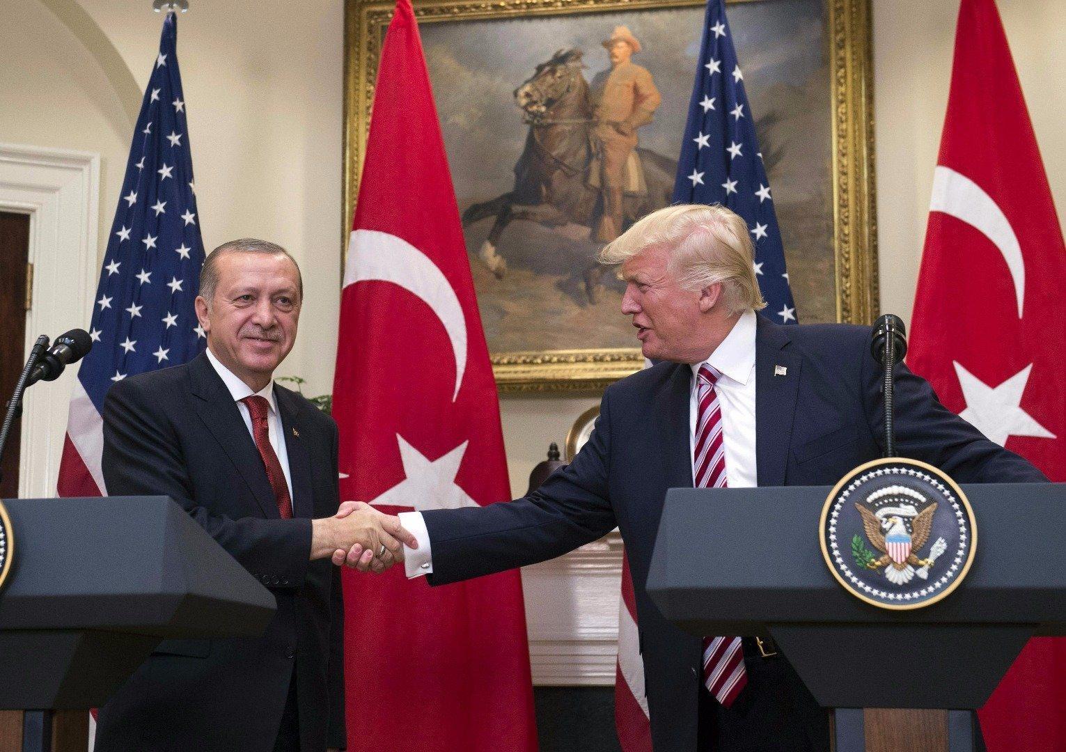 Erdoğandan Trump görüşmesi sonrası açıklama: Ziyaretimiz tarihi dönüm noktası olacak