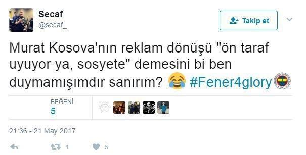 Murat Kosova Fenerbahçe taraftarına sosyete dedi, sosyal medya yıkıldı
