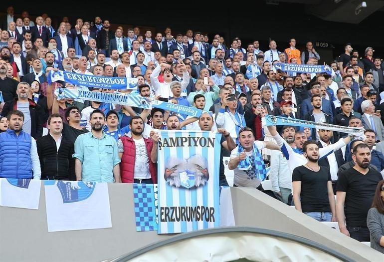 Büyükşehir Belediye Erzurumspor şampiyon olarak 1. Lige yükseldi