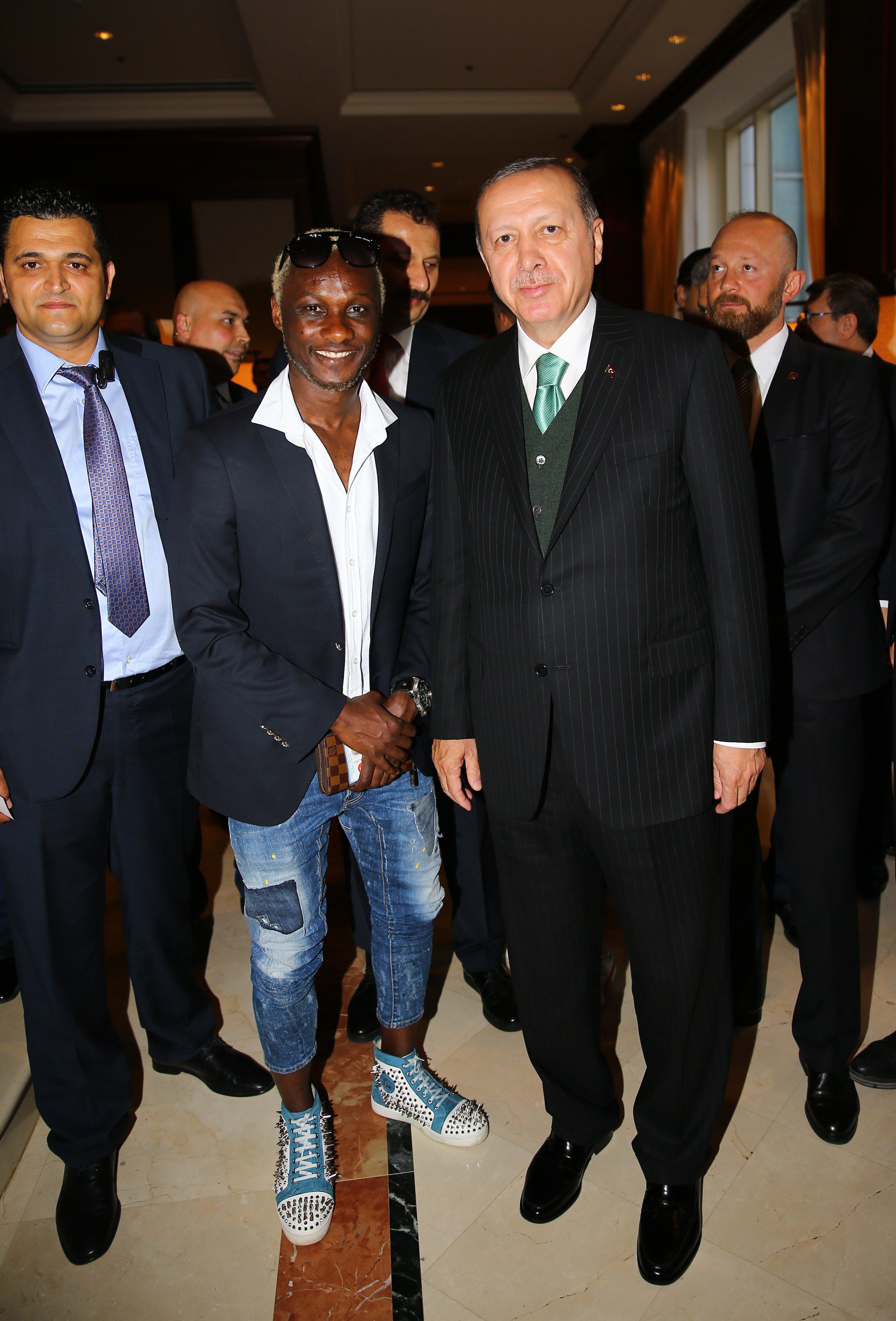 Cumhurbaşkanı Erdoğanı Brükselde Yattara karşıladı