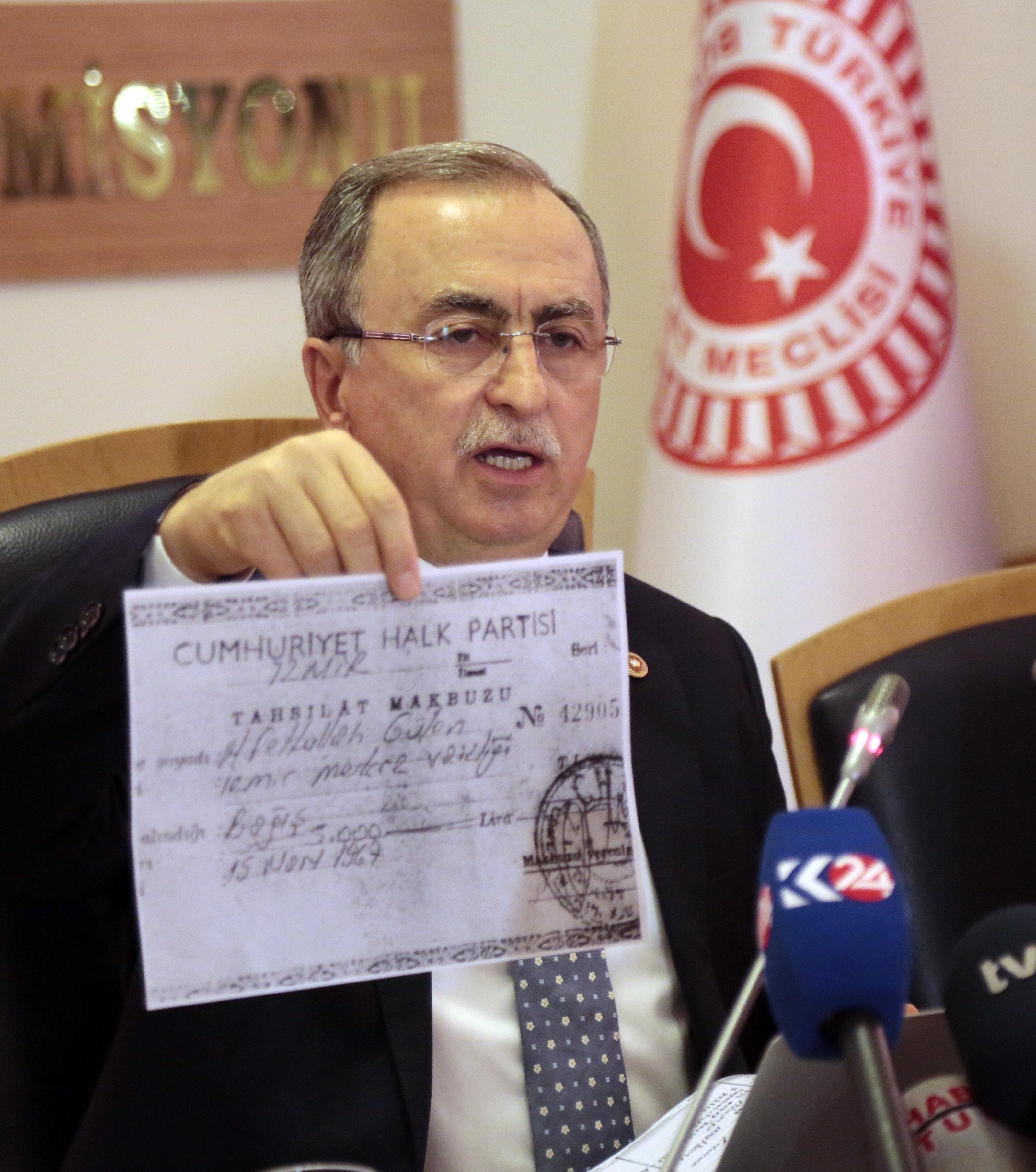 Aykut Erdoğdudan Gülen CHPye bağış yaptı iddiasına yalanlama