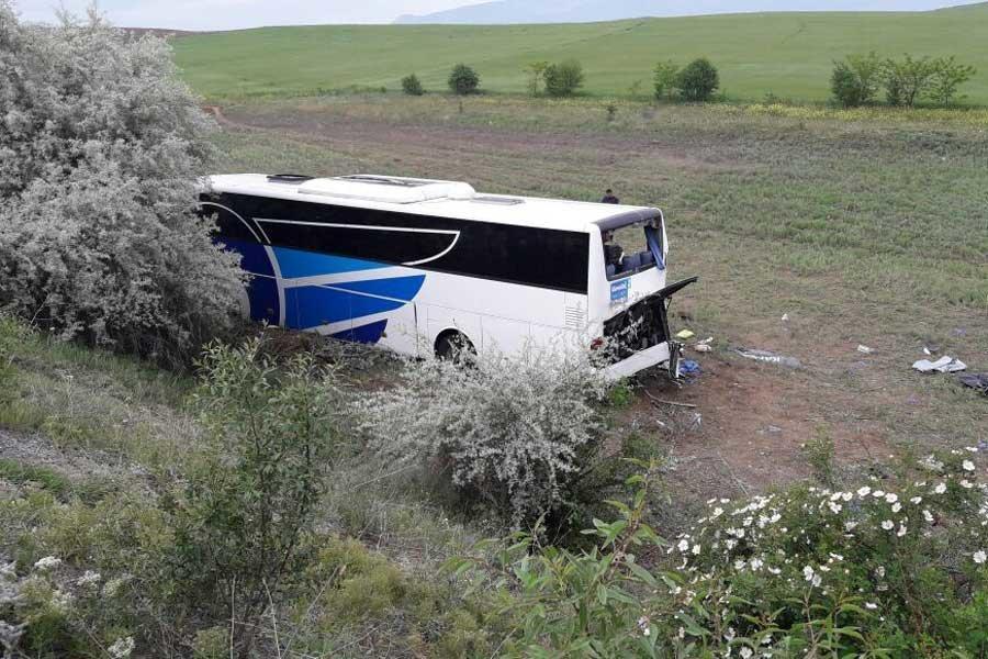 Ankara Kalecikte otobüs devrildi Çok sayıda ölü var