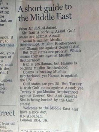 100 kelimeyle Ortadoğu karmaşası
