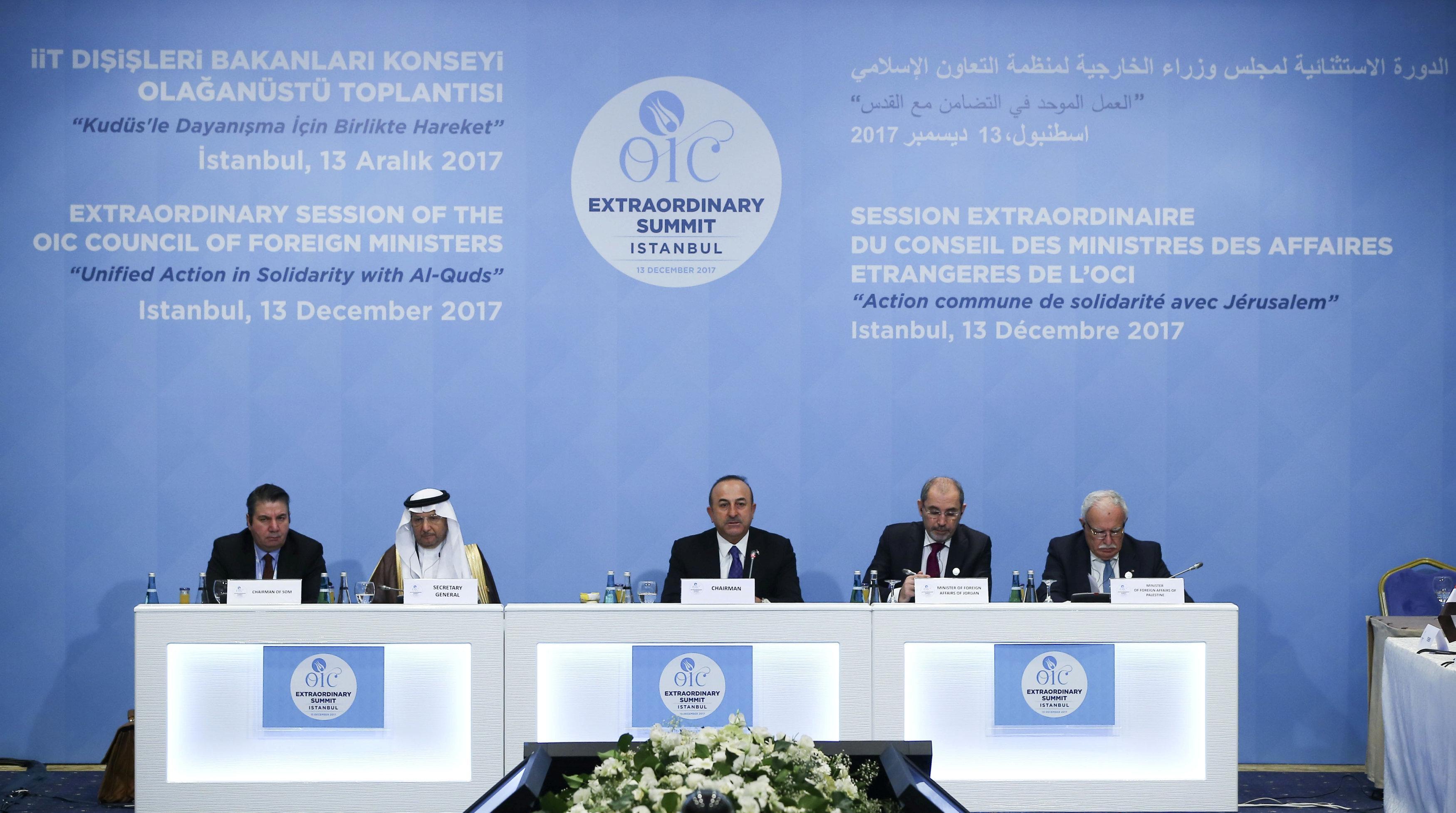 İslam İşbirliği Teşkilatı Olağanüstü Liderler Zirvesi Erdoğan başkanlığında toplandı