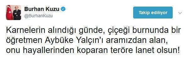 Kılıçdaroğluyla aynı mesajı Tweet atan Burhan Kuzudan açıklama