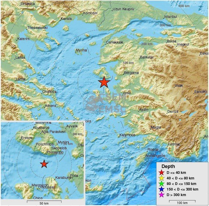 İzmir, Bursa ve İstanbulda hissedilen deprem meydana geldi