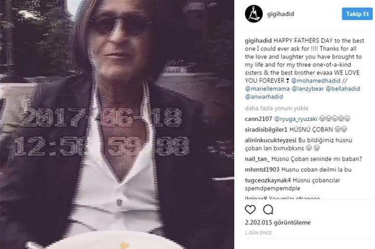 Sosyal medyanın diline düşen olay: Gigi Hadidin babası Hüsnü Çoban mı