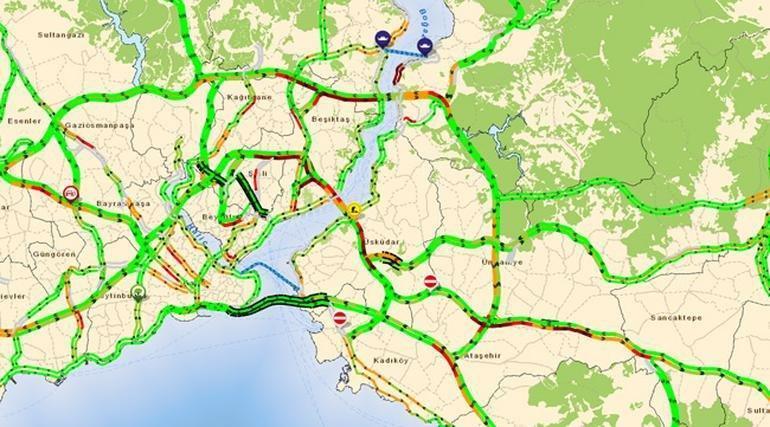İstanbullular dikkat Trafik yoğunluğu başladı