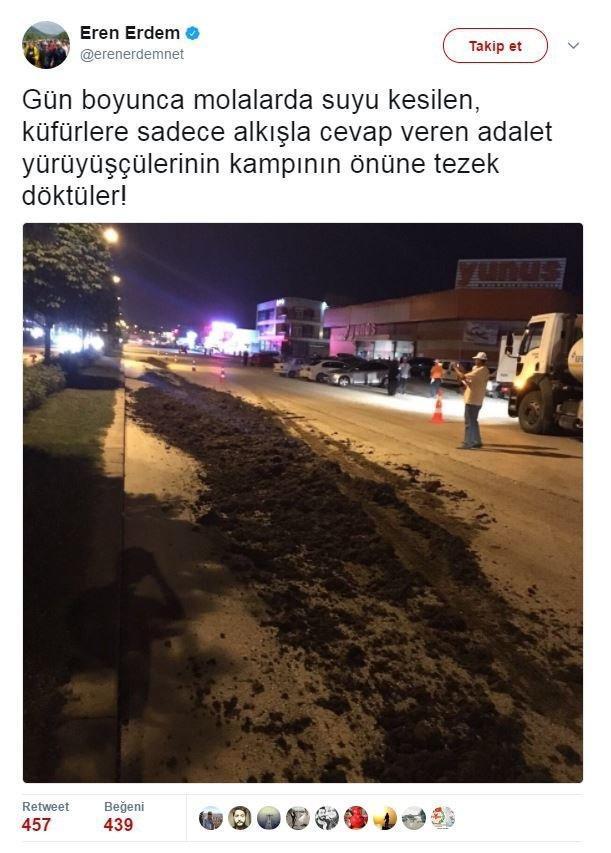 Düzcede Kılıçdaroğlunun konaklayacağı yerin önüne gübre döktüler