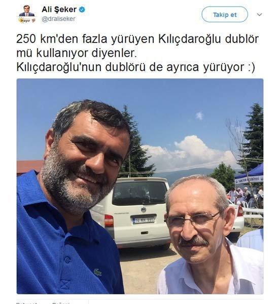 CHP İstanbul Milletvekili Ali Şekerden esprili Kılıçdaroğlu tweeti