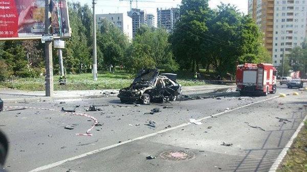 Kievde terör saldırısı Albay Maksim Shapoval öldürüldü