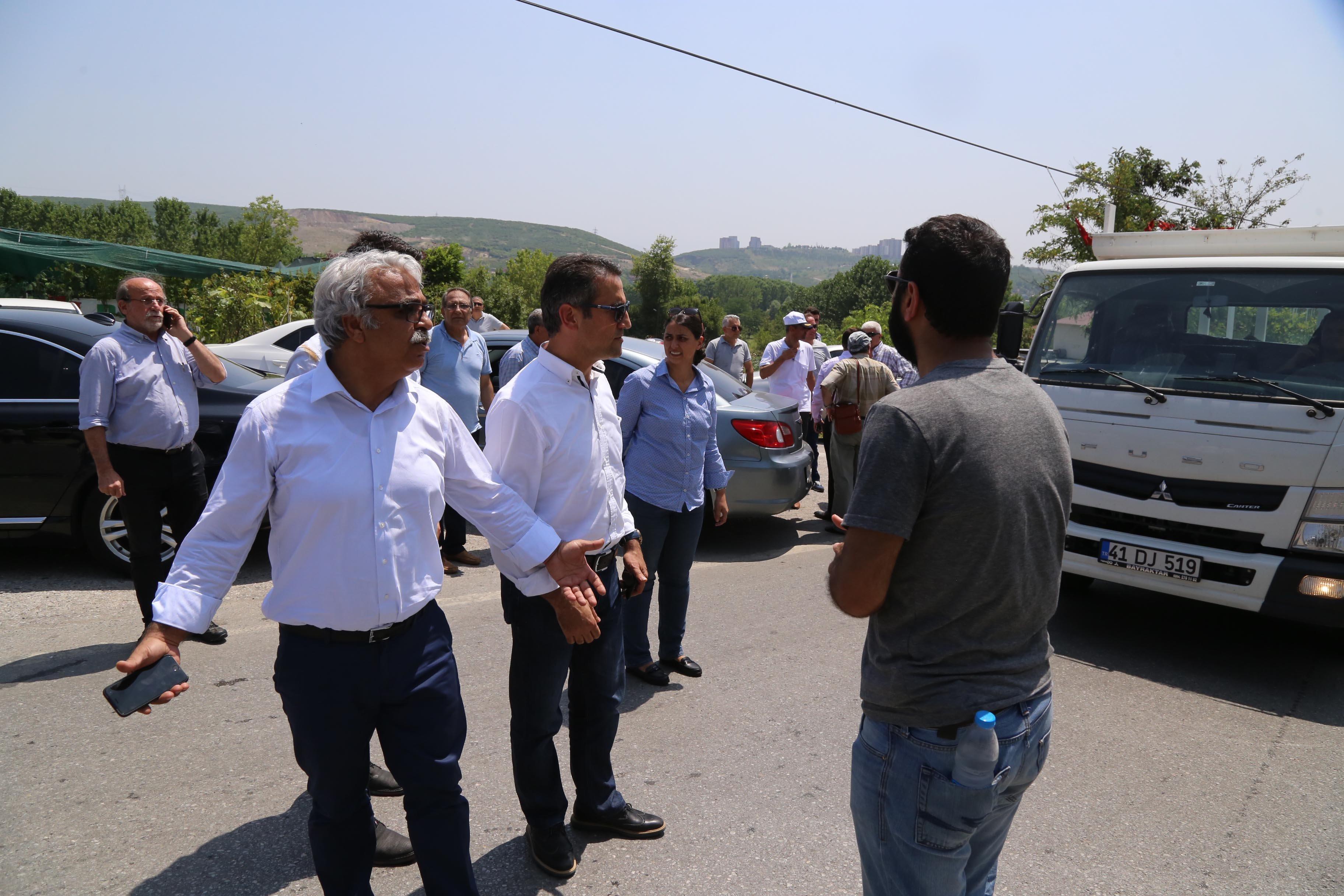 Kandıraya giden HDP konvoyu durduruldu
