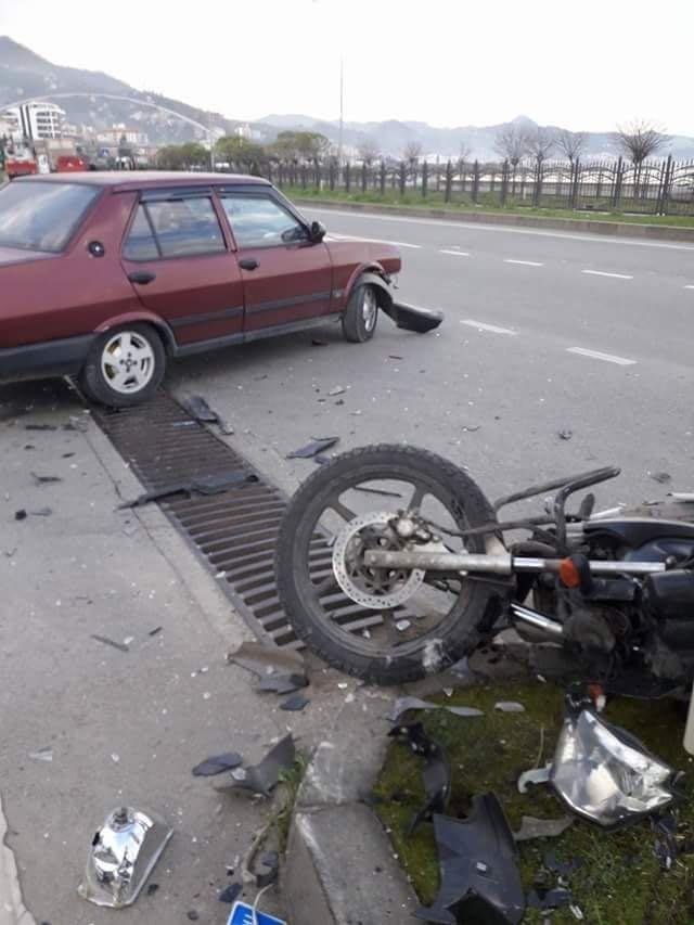 Giresun’da trafik kazaları: 8 yaralı