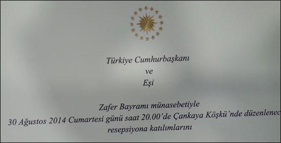Erdoğanın ev sahibi olduğu resepsiyona Feyzioğlu da davetli