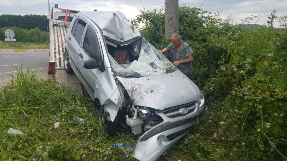 Sakarya’da trafik kazası: 1 ölü 3 yaralı