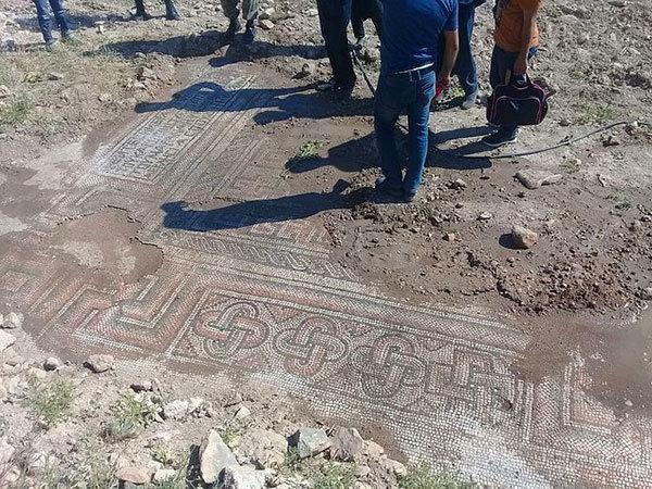 Adıyamanda bulunan bin 500 yıllık mozaik Gaziantepe taşınıyor