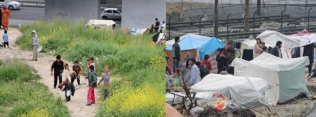İstanbulun göbeğinde mülteci kenti