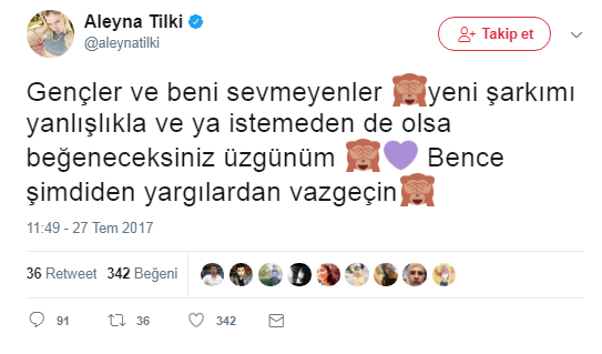 Aleyna Tilkinin yeni klibi Sen Olsan Bari sosyal medyayı salladı