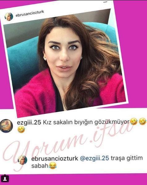 Ebru Şancıdan takipçisine: Traşa gittim sabah