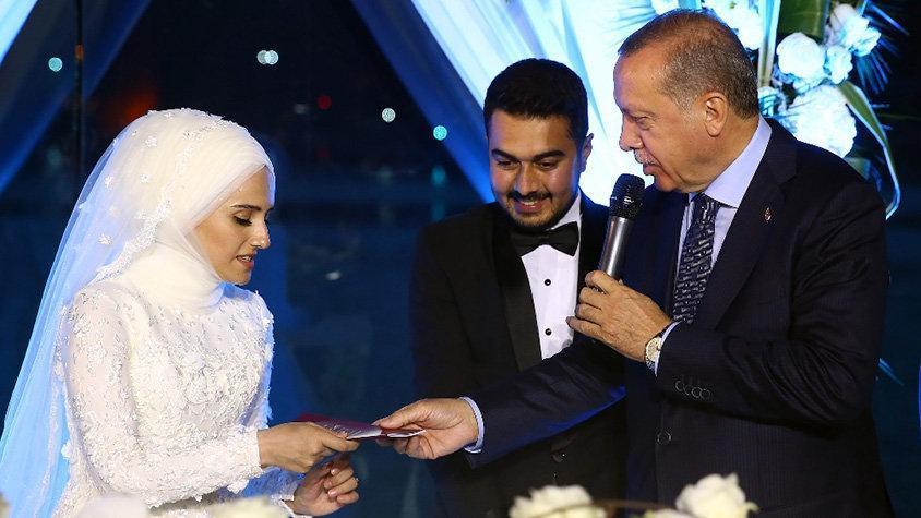 Cumhurbaşkanı Erdoğan nikaha katıldı
